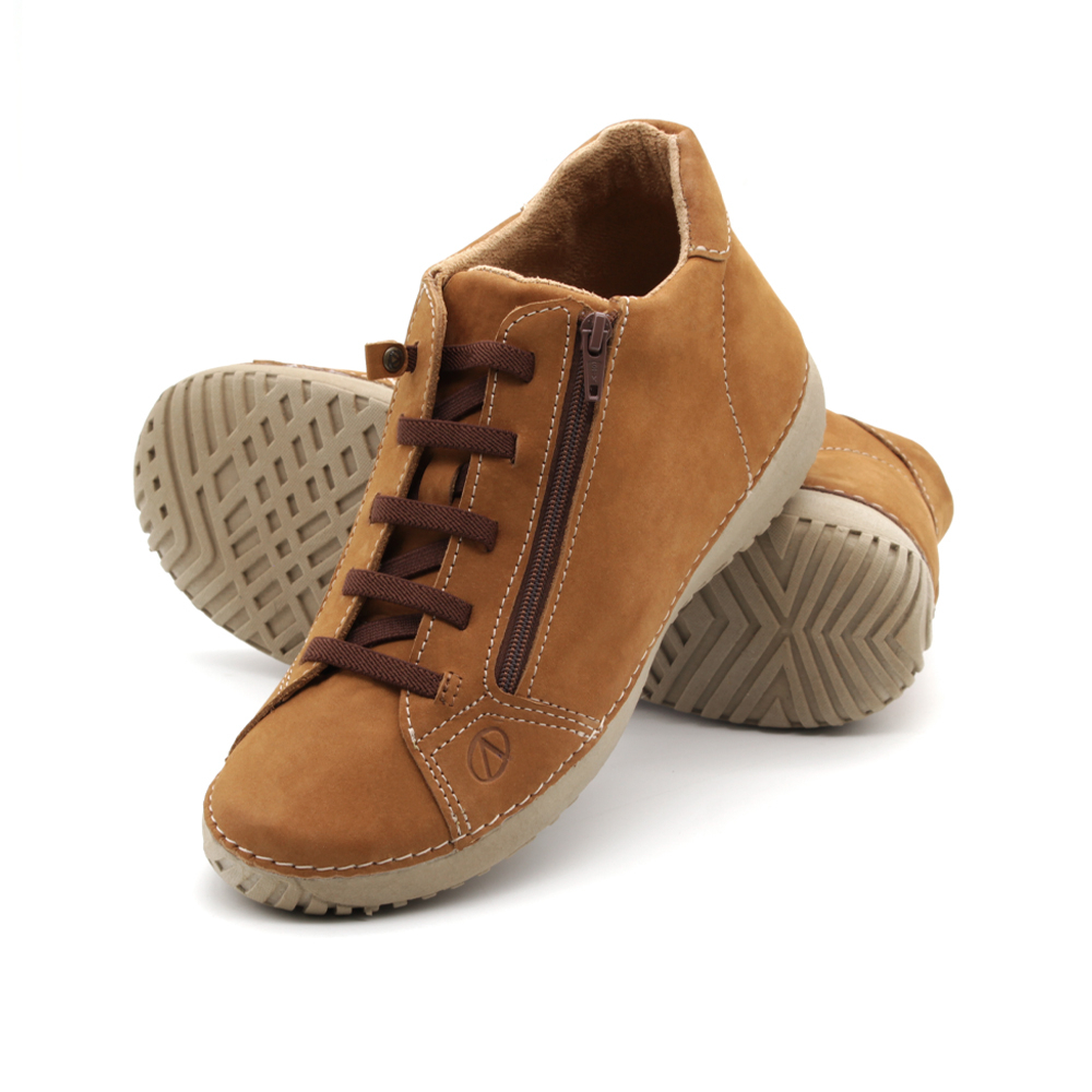 Tênis Feminino Lis em Couro Nobuck Desert - 6715NDE