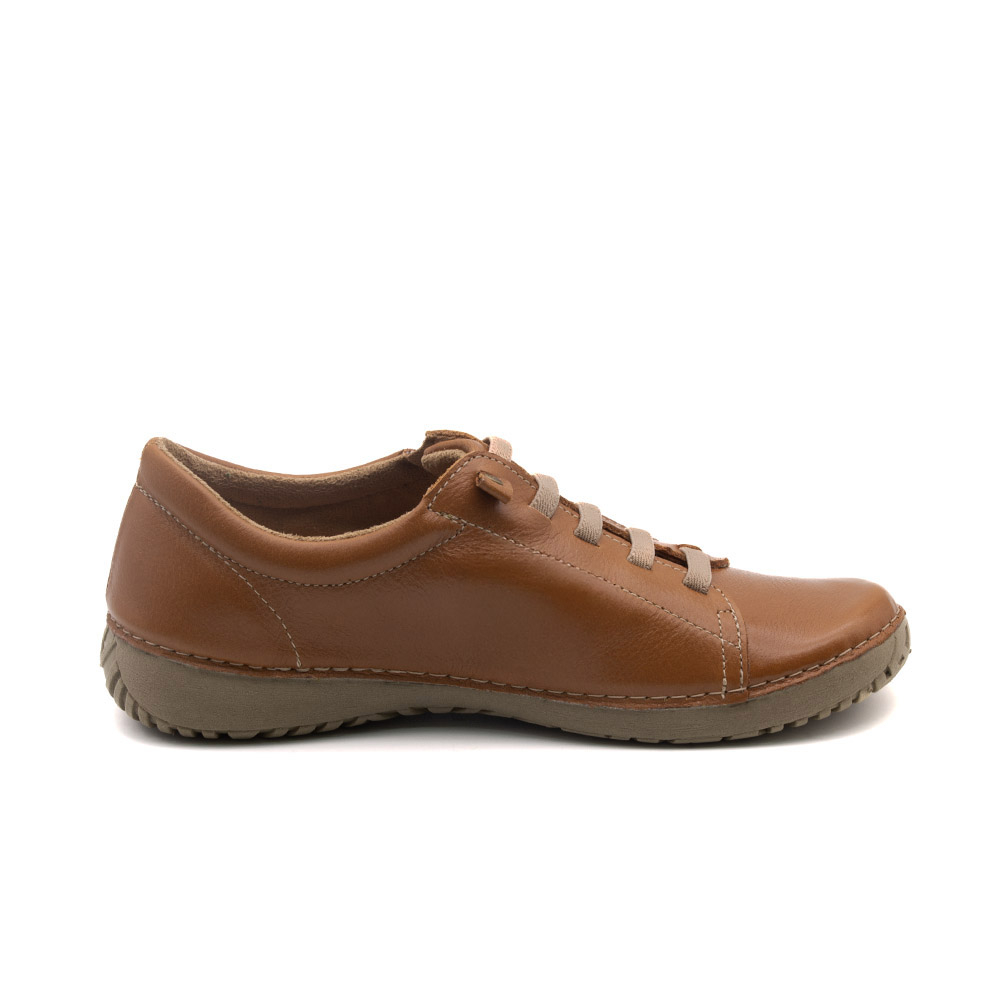 Tênis Lis em Couro Alfa Camel - 6733AC