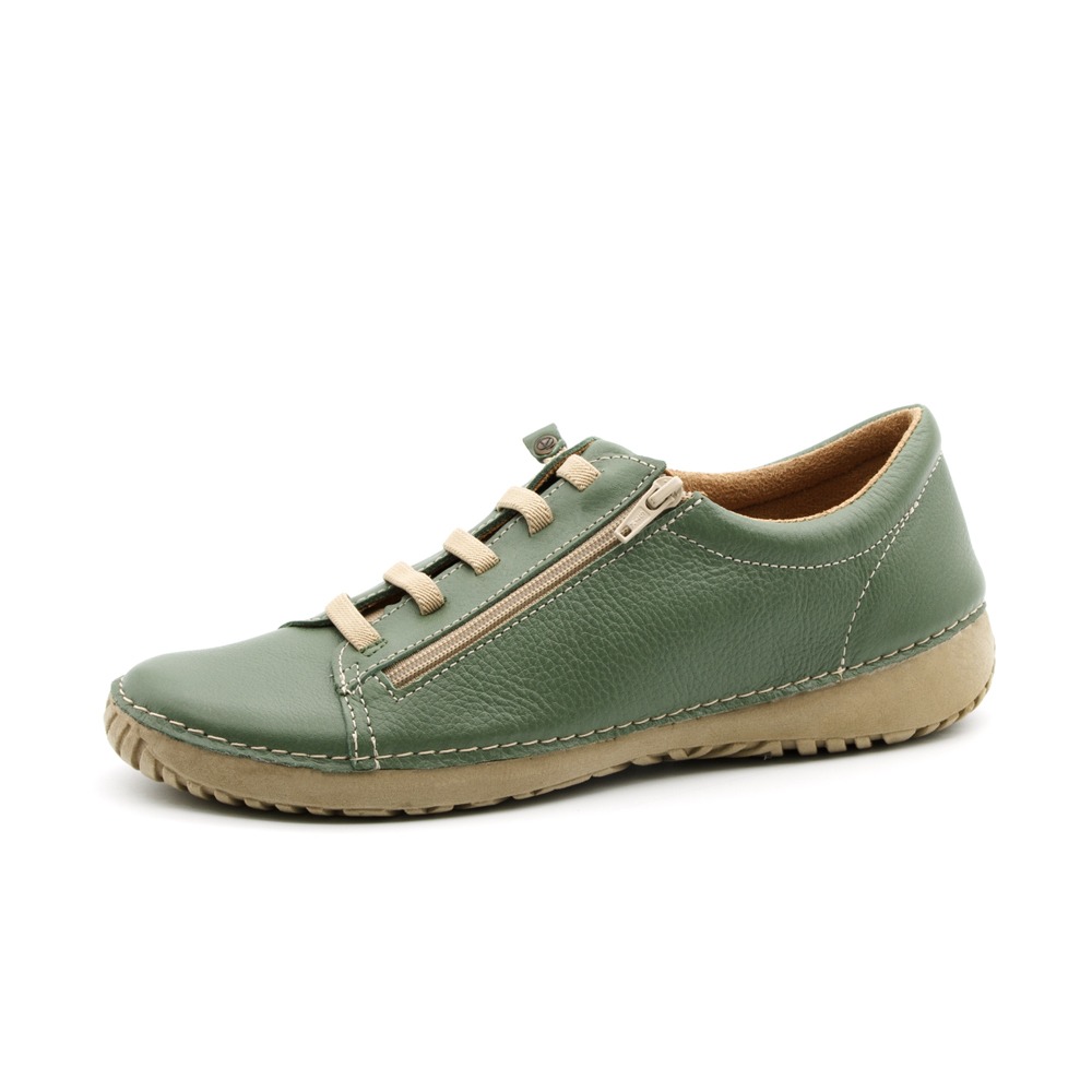 Tênis Lis em Couro Alfa Militar - 6733AM