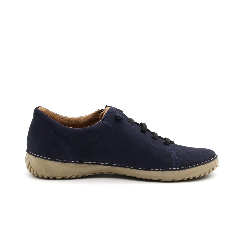 Tênis Lis em Couro Nobuck Denim - 6733NDE