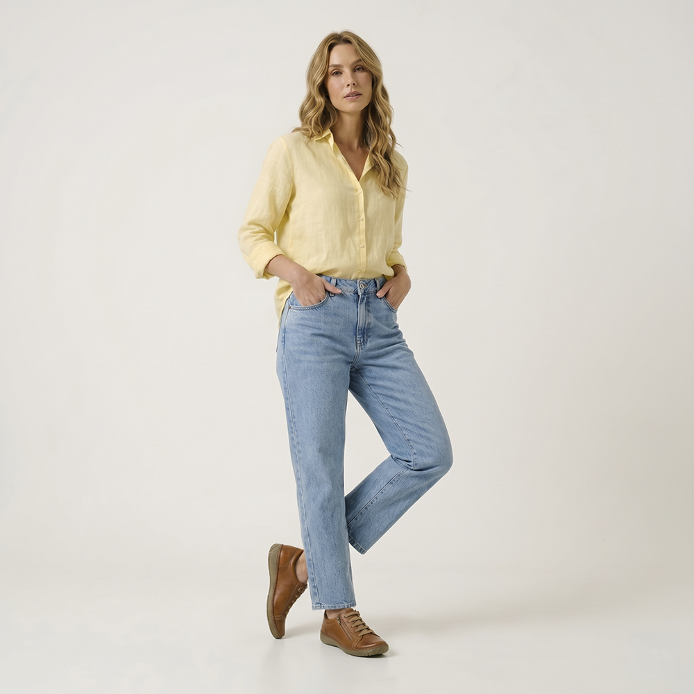 Tênis Lis em Couro Alfa Camel - 6733AC