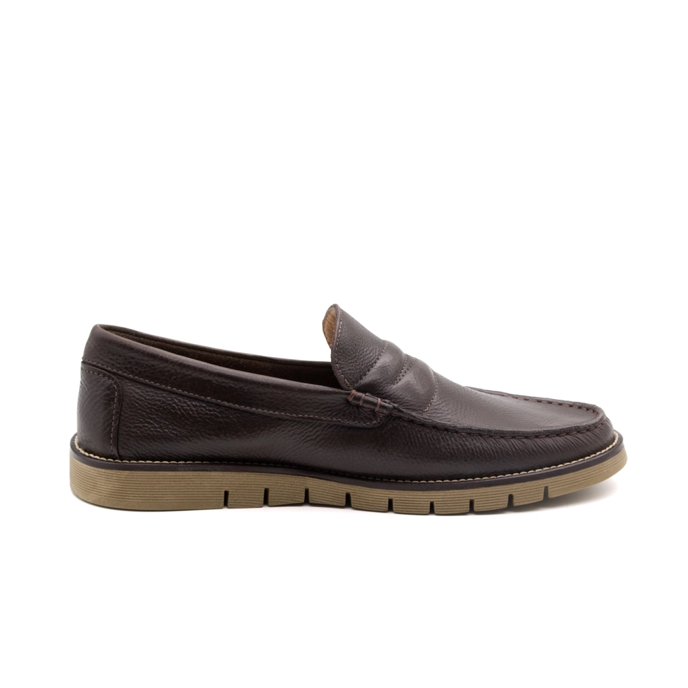 Mocassim Masculino Falcon em Couro Senna Coffee - 9911SC | Loja
