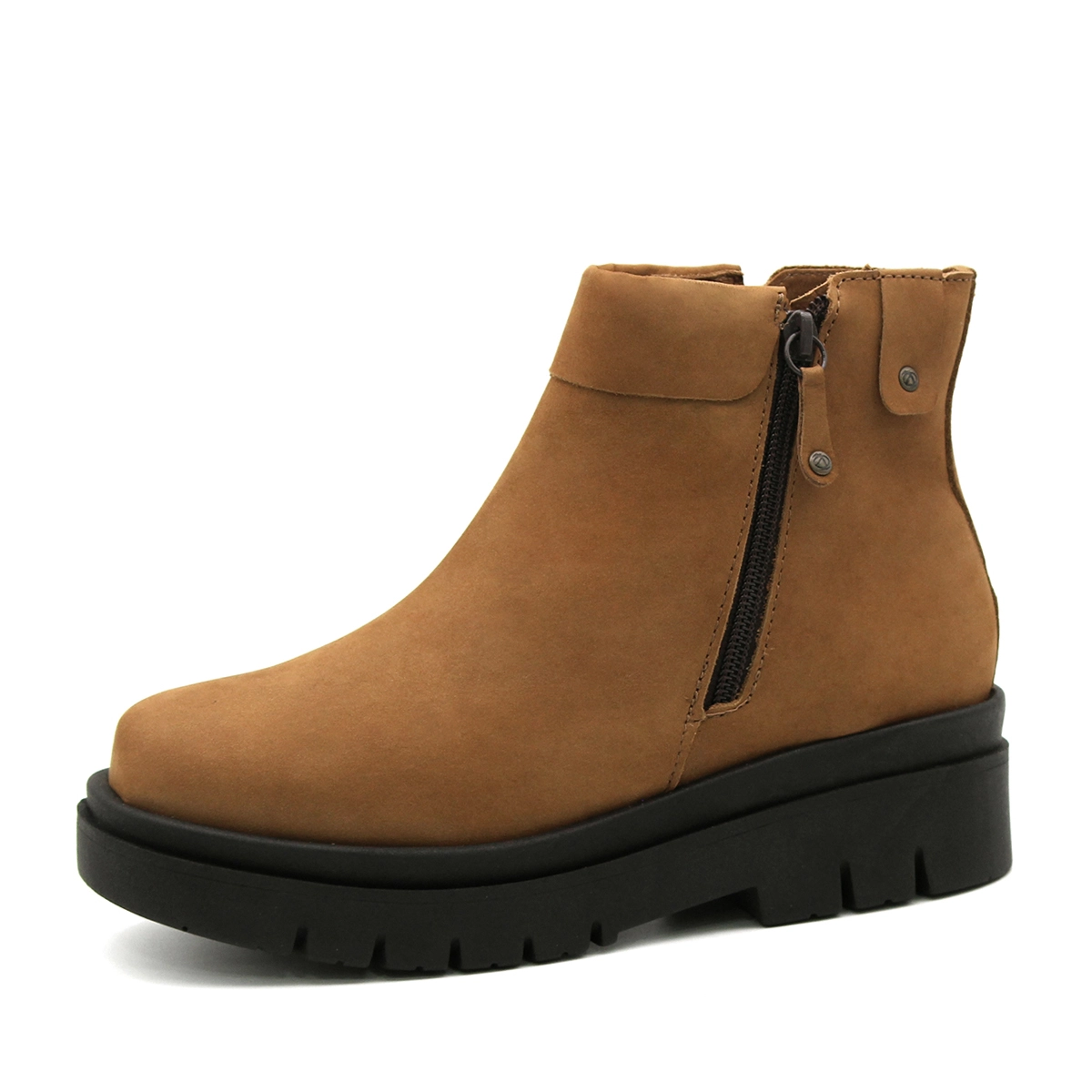 Bota Viena com Salto em Couro Nobuck Desert - 4461ND