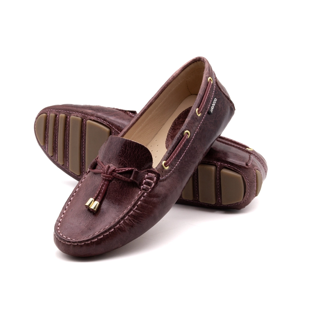 Mocassim Feminino em Couro Crush Orquidea - 3609CO