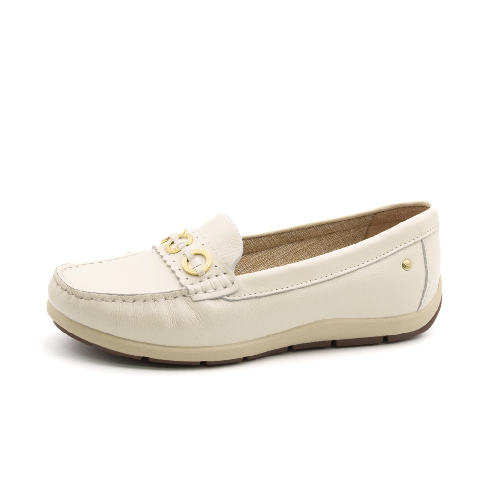 Mocassim Feminino Julia em Couro Alfa Lua - 47019AL