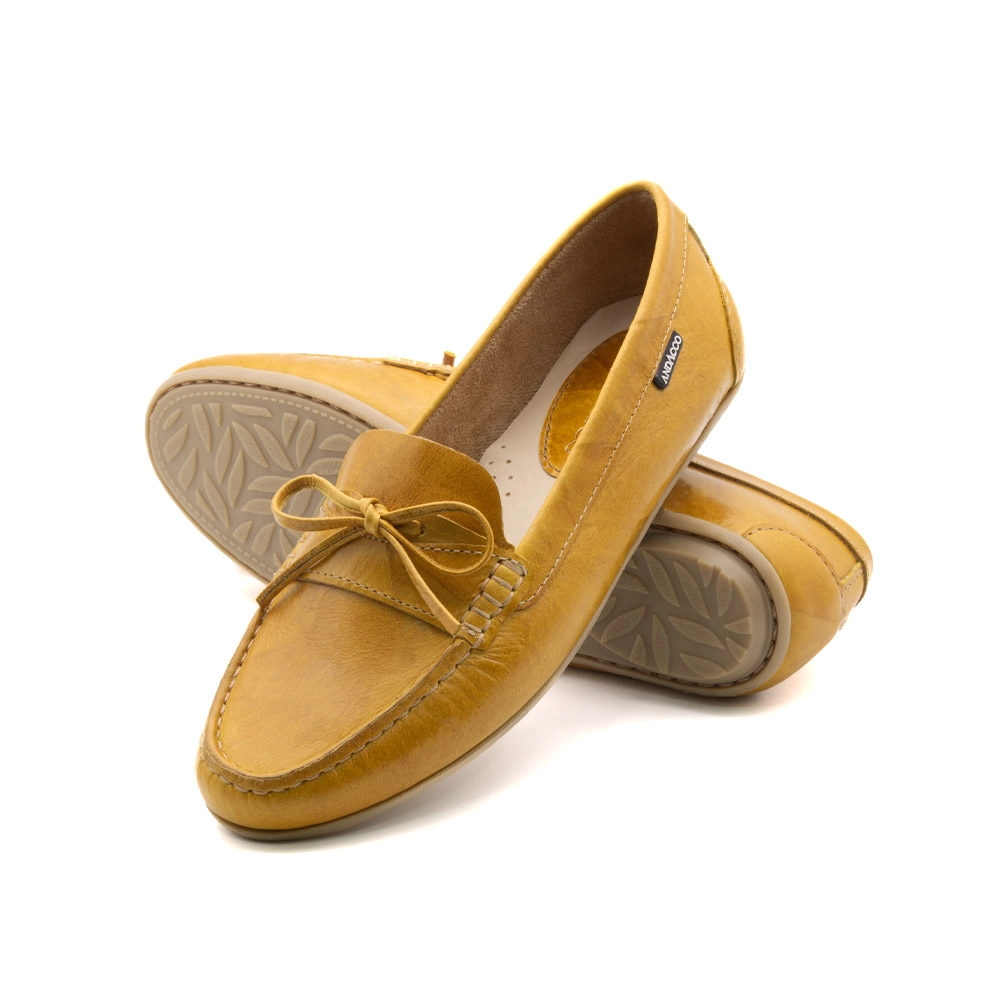 Mocassim Feminino Liv em Couro Crush Melone - 3664CM