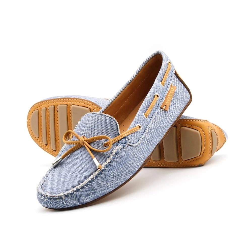 Mocassim Feminino Paris Jeans Azul - 48002JW