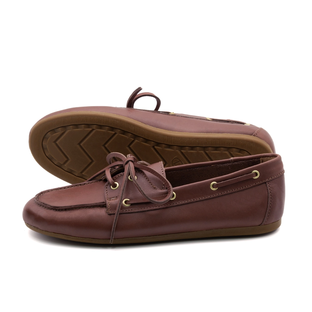 Mocassim Feminino Sider em Couro Bravvo Mocca - 13434BM