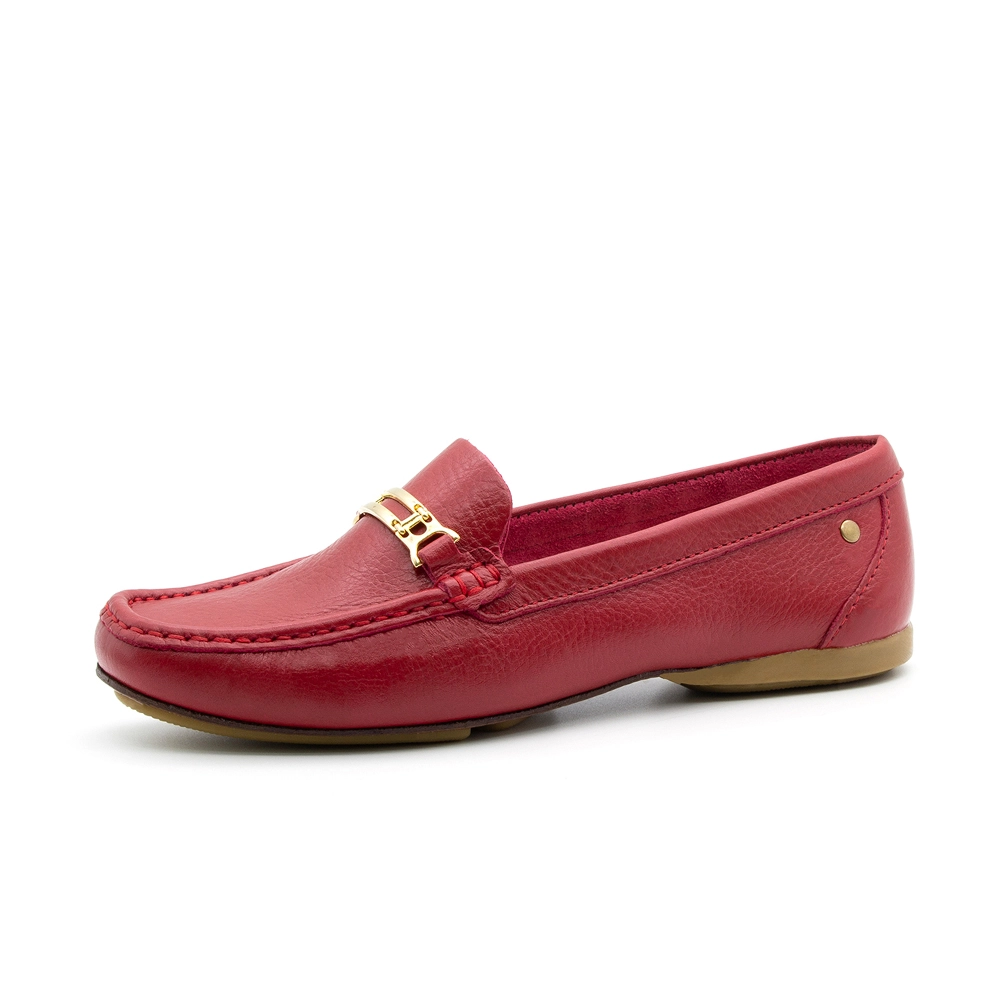 Mocassim Feminino Soleil em Couro Alfa Rubi - 45012AR Mocassim Feminino Soleil em Couro Alfa Rubi - 45012AR