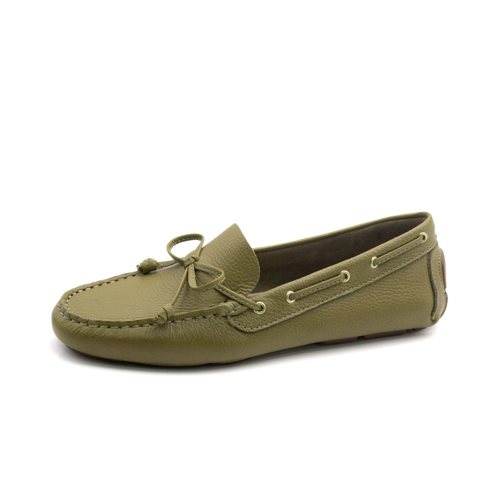 Mocassim Feminino Summer em Couro Alfa Pistache - 3811AP Mocassim Feminino Summer em Couro Alfa Pistache - 3811AP