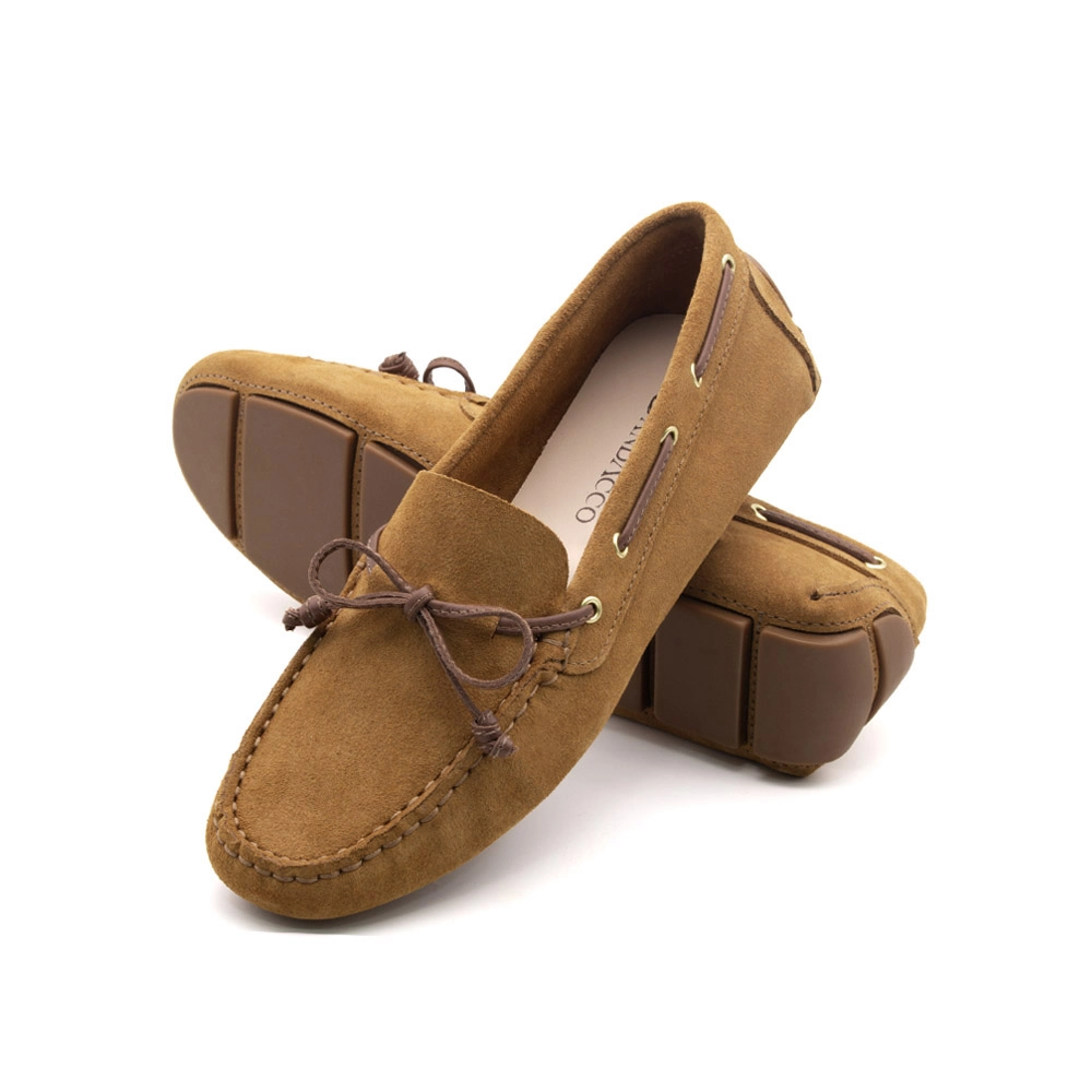 Mocassim Feminino Summer em Couro Camurça Desert - 3811CD