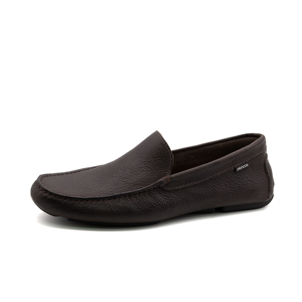 Mocassim Masculino Dollar em Couro Senna  Coffee - 9838SC Mocassim Masculino Dollar em Couro Senna  Coffee - 9838SC