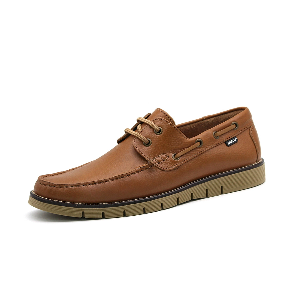 Mocassim Masculino Falcon em Couro Alfa Caramelo - 9901AC