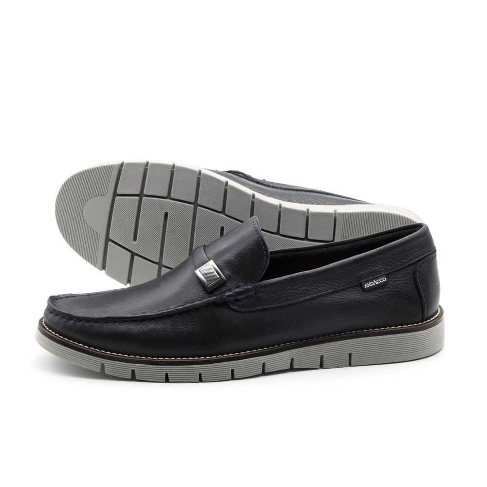 Mocassim Masculino Falcon em Couro Senna Marinho - 9912SM