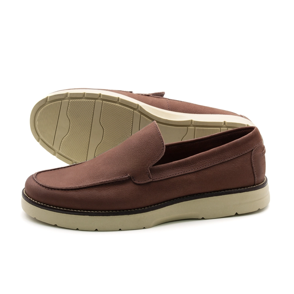 Mocassim Masculino Orion em Couro Vertigo Mocca - 9791VM