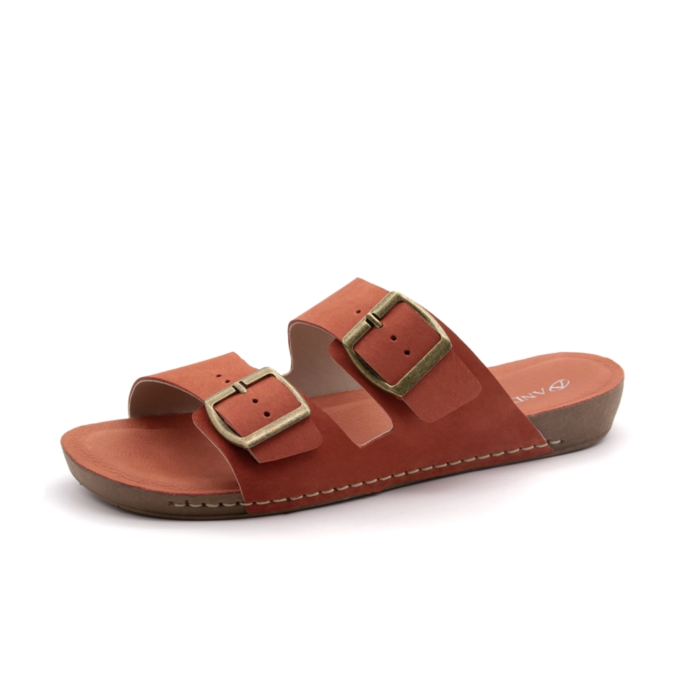 Sandália Flatform Goa em Couro Nobuck Burn - 14260NB