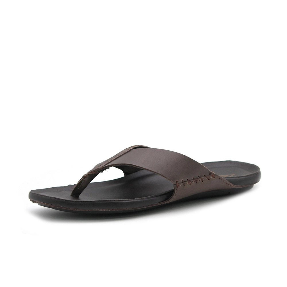 Sandália Masculina Asteca em Couro Bison Café - 8839BT Sandália Masculina Asteca em Couro Bison Café - 8839BT