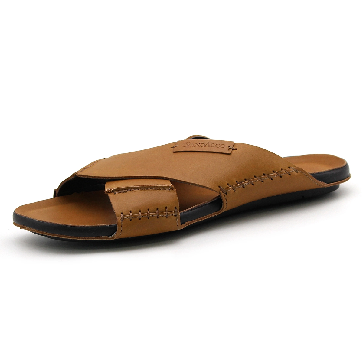 Sandália Masculina Asteca em Couro Bison Desert - 8841BD
