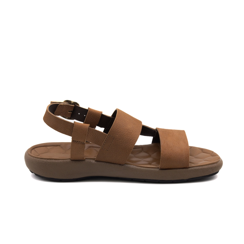 Sandália Masculina Massai em Couro Vertigo Tan - 5307VT
