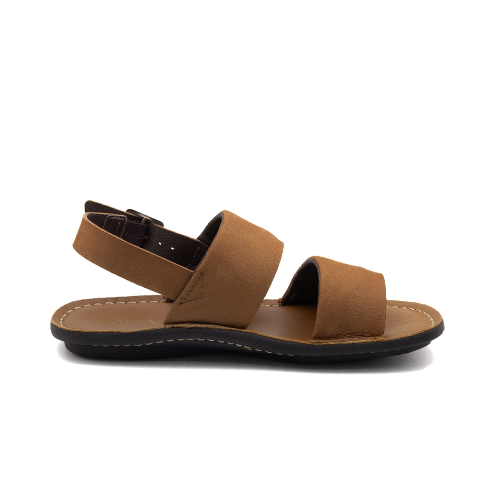 Sandália Masculina Soul em Couro Vertigo Tan - 8864VT