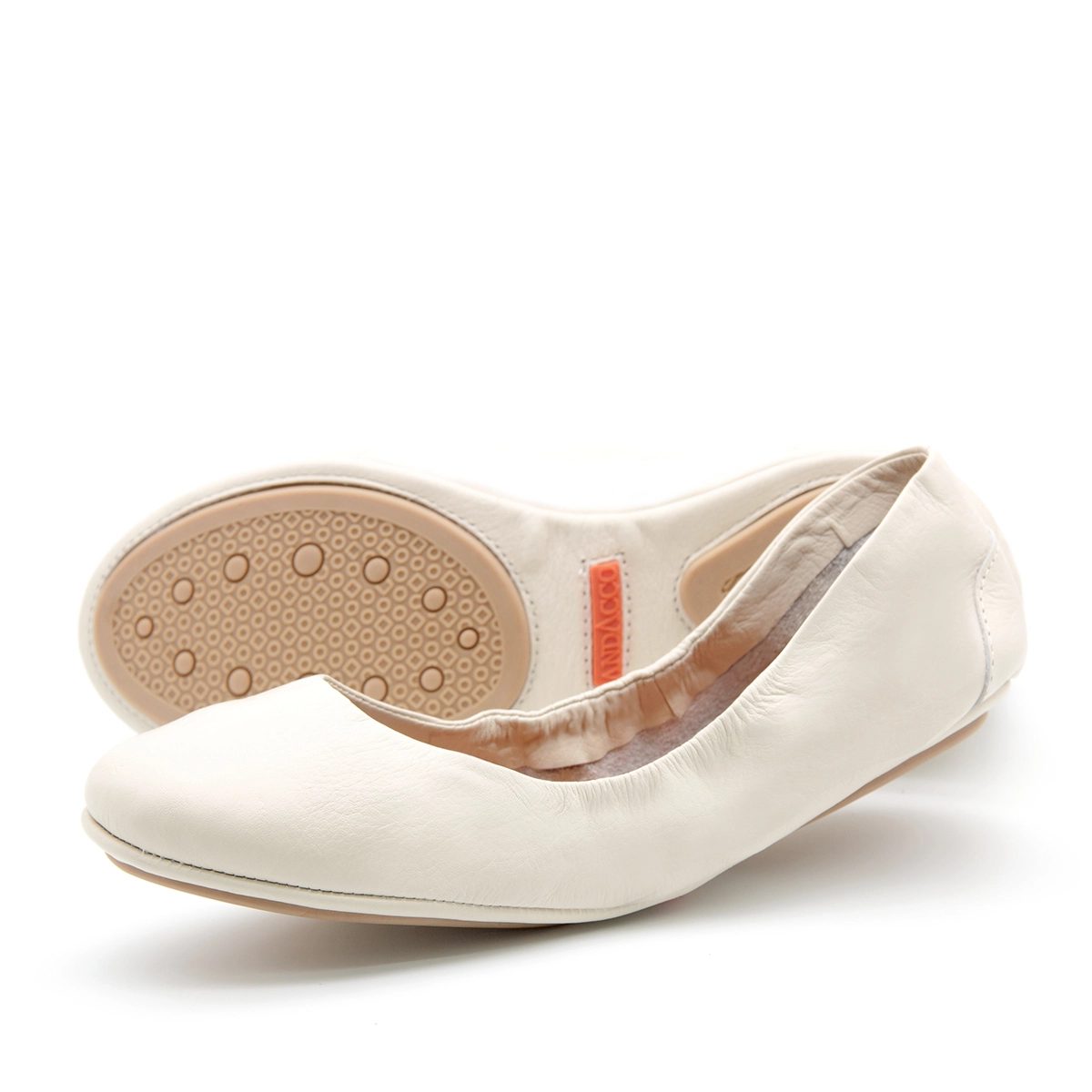 Sapatilha Feminina Cora em Couro Alfa Off White - 1351AO Sapatilha Feminina Cora em Couro Alfa Off White - 1351AO