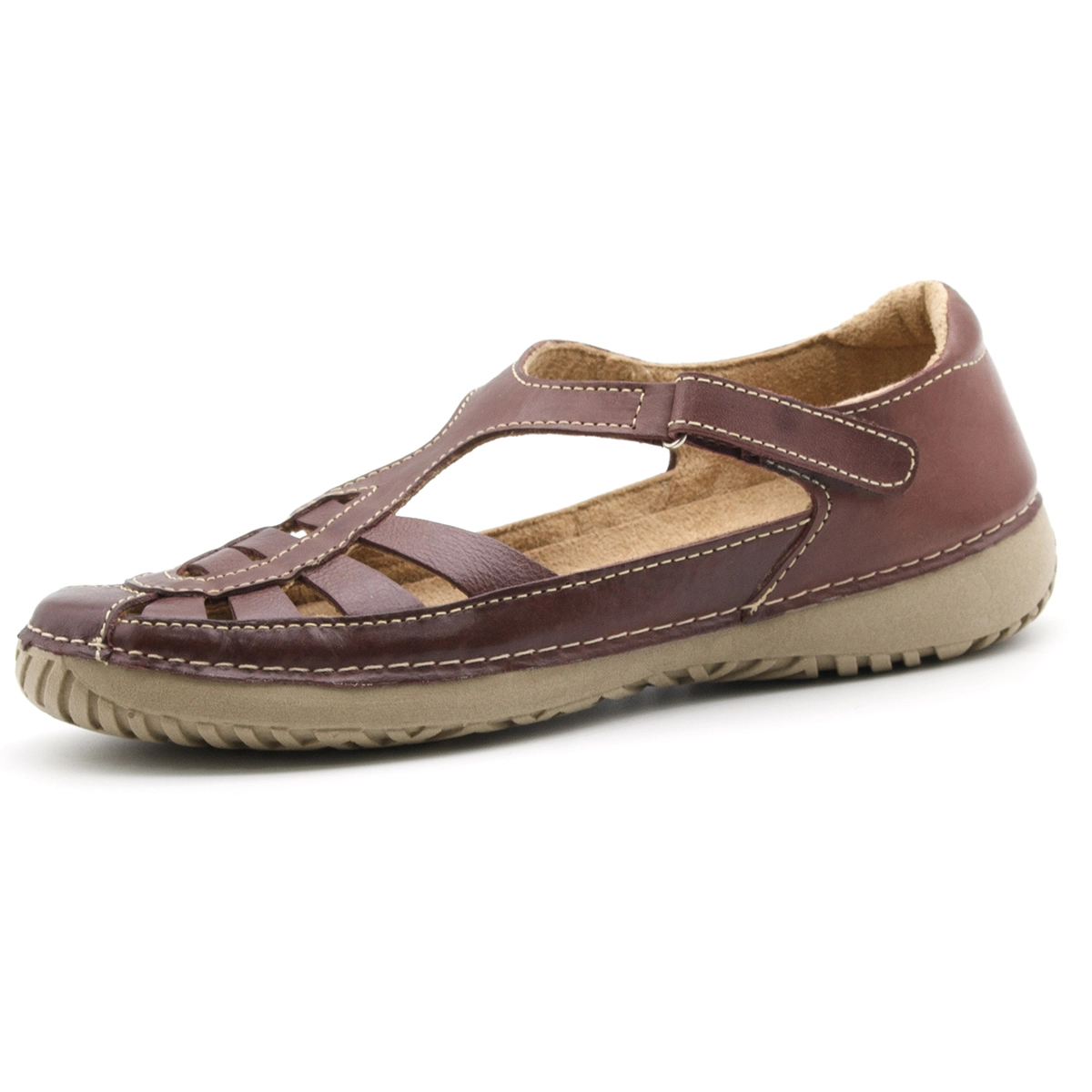 Sapatilha Feminina Lis em Couro Kentucky Licor - 6708KL