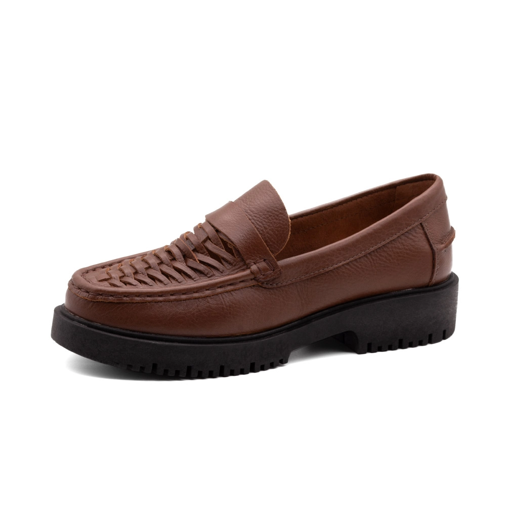 Sapato Feminino Santorini em Couro Alfa Sepia - 4055AS