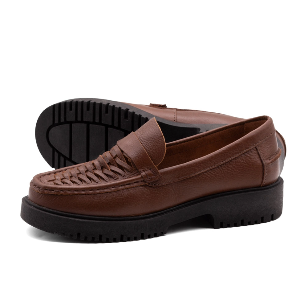 Sapato Feminino Santorini em Couro Alfa Sepia - 4055AS