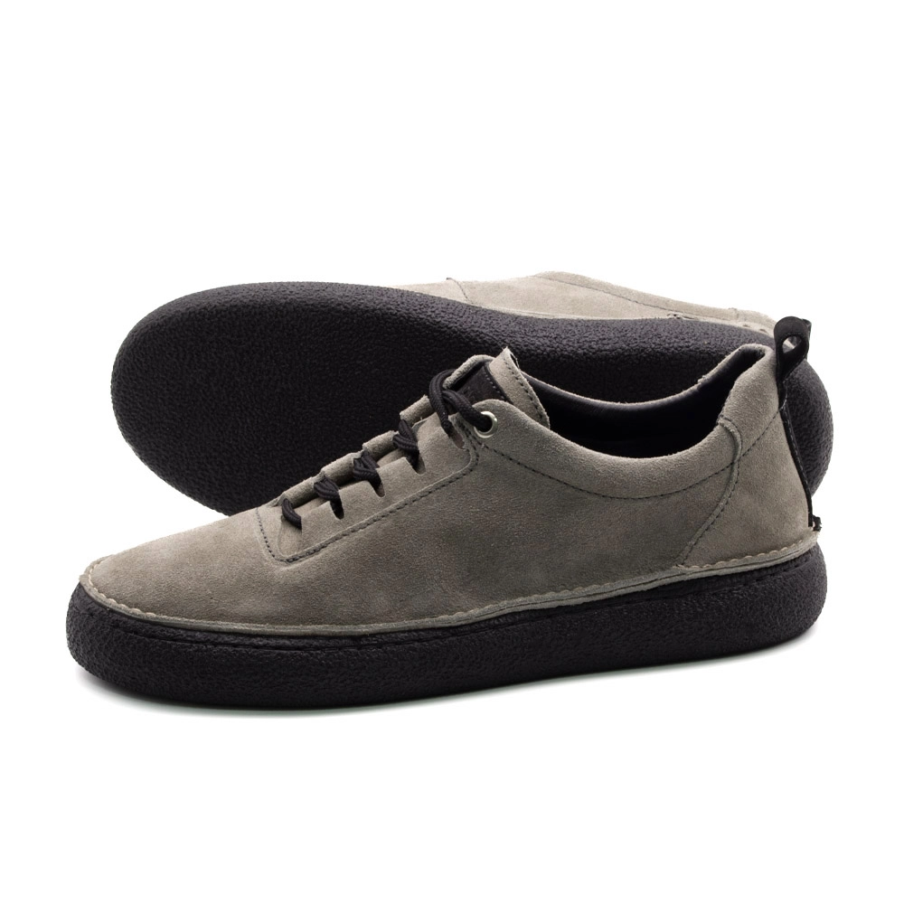 Sapato Masculino Drakkar em Couro Camurça Cinza - 5522CC