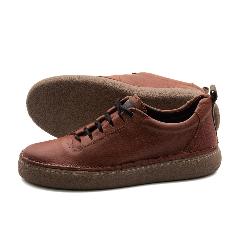 Sapato Masculino Drakkar em Couro Senna Rust - 5522SR