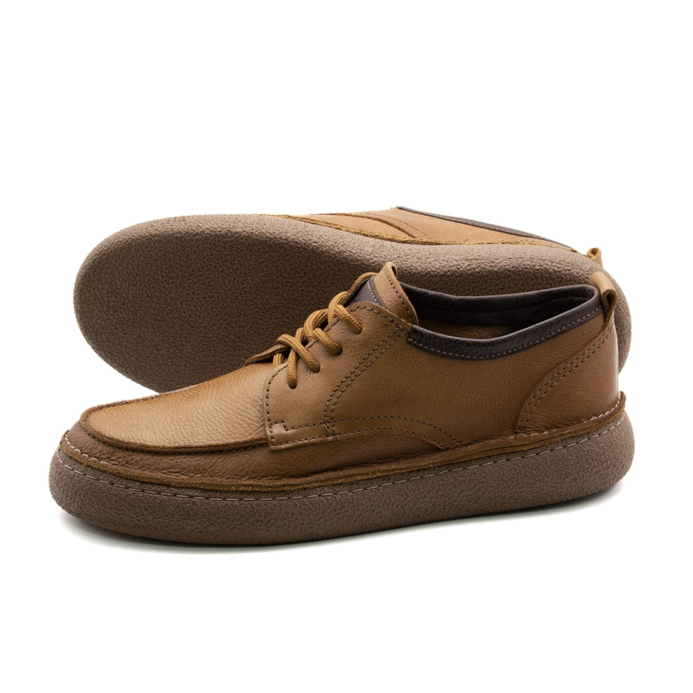 Sapato Masculino Drakkar em Couro Senna Tan - 5521ST